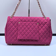 Fortok Chanel XXL Flap Airport Bag Hot Pink 46x27x13cm - 5