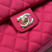 Fortok Chanel XXL Flap Airport Bag Fuchsia 46x27x13cm - 4