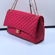 Fortok Chanel XXL Flap Airport Bag Fuchsia 46x27x13cm - 6