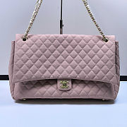 Fortok Chanel XXL Flap Airport Bag Dusty Blush 46x27x13cm  - 1
