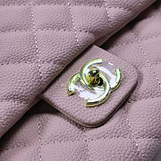 Fortok Chanel XXL Flap Airport Bag Dusty Blush 46x27x13cm  - 6