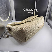 Fortok Chanel XXL Flap Airport Bag Metallic Gold 46x27x13cm - 2