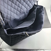 Fortok Chanel XXL Flap Airport Bag Gray 46x27x13cm  - 2