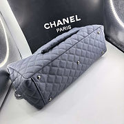 Fortok Chanel XXL Flap Airport Bag Gray 46x27x13cm  - 3
