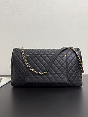 Fortok Chanel XXL Flap Airport Bag Black 44*27cm - 4