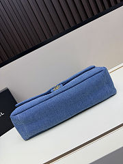 Fortok Chanel Denim Souplissimo Maxi Flap Bag 39×28×11cm - 5