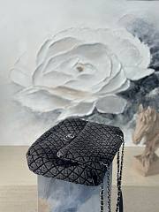 Fortok Chanel Denimpression XXL Flap Bag Black 39×26×11cm - 6