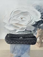 Fortok Chanel Denimpression XXL Flap Bag Black 39×26×11cm - 3