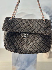 Fortok Chanel Denimpression Flap Bag 33×20×10cm - 2