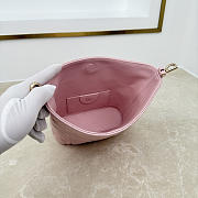 Fortok Dior Toujours Hobo Bag Small Cannage Lambskin Pink 17.5 * 19 * 7cm - 4