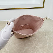 Fortok Dior Toujours Hobo Bag Small Cannage Lambskin Blush Pink 17.5 * 19 * 7cm - 6