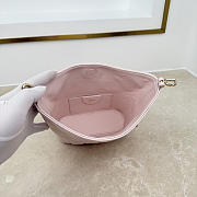 Fortok Dior Toujours Hobo Bag Small Cannage Lambskin Soft Pink 17.5 * 19 * 7cm - 3
