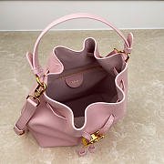Fortok Dior Bucket Bag Pink Cowhide 24 * 27 * 12.5cm - 6