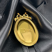 Fortok Dior Bucket Bag Black Cowhide 24 * 27 * 12.5cm - 6