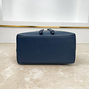 Fortok Dior Bucket Bag Navy Blue Cowhide 24 * 27 * 12.5cm - 4
