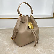 Fortok Dior Bucket Bag Beige Cowhide 24 * 27 * 12.5cm - 2