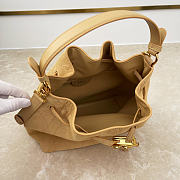 Fortok Dior Bucket Bag Suede Brown 24 * 27 * 12.5cm - 4