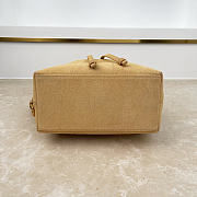 Fortok Dior Bucket Bag Suede Brown 24 * 27 * 12.5cm - 5