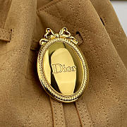 Fortok Dior Bucket Bag Suede Brown 24 * 27 * 12.5cm - 6