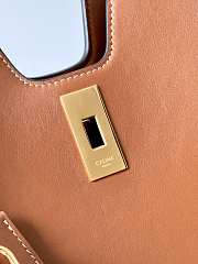 Fortok Celine Cabas 16 Leather Tote Tan Calfskin 37x29x12cm - 3