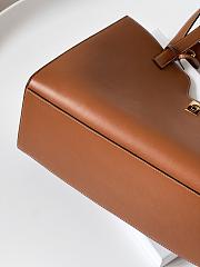 Fortok Celine Cabas 16 Leather Tote Tan Calfskin 37x29x12cm - 2