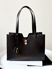 Fortok Celine Cabas 16 Leather Tote Black Calfskin 37x29x12cm - 1