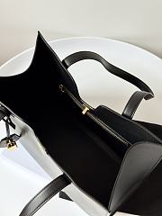 Fortok Celine Cabas 16 Leather Tote Black Calfskin 37x29x12cm - 2
