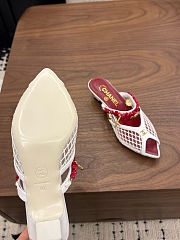 Fortok Chanel Coco Beach 2026 Collection Mules White 3.5mm - 3