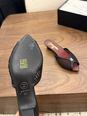 Fortok Chanel Coco Beach 2026 Collection Black Mules 3.5mm - 2