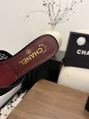 Fortok Chanel Coco Beach 2026 Collection Black Mules 3.5mm - 3
