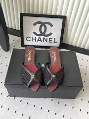 Fortok Chanel Coco Beach 2026 Collection Black Mules Flats - 1