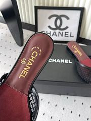 Fortok Chanel Coco Beach 2026 Collection Black Mules Flats - 5