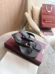 Fortok Gucci Women's Vittoria Thong Black 55mm - 3
