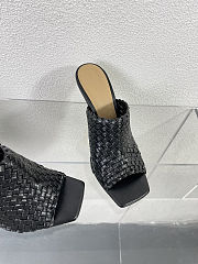 Fortok Bottega Veneta Knot Mule Black 9cm - 6