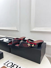 Fortok Chanel Coco Beach 2026 Collection Mules Black 3.5mm - 5