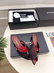 Fortok Chanel Coco Beach 2026 Collection Mules Black 3.5mm - 4