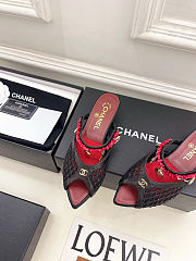 Fortok Chanel Coco Beach 2026 Collection Mules Black 3.5mm - 2