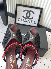 Fortok Chanel Coco Beach 2026 Collection Mules Black 90mm - 2
