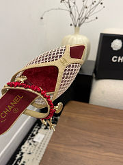 Fortok Chanel Coco Beach 2026 Collection Mules Beige Flats - 4
