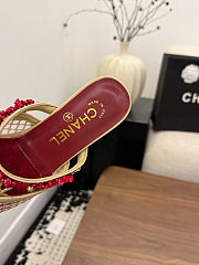 Fortok Chanel Coco Beach 2026 Collection Mules Beige Flats - 3