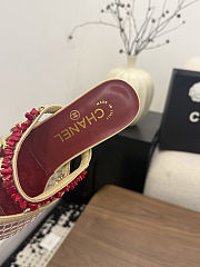 Fortok Chanel Coco Beach 2026 Collection Mules Beige 3.5mm - 6