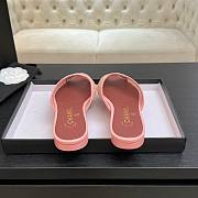 Fortok Chanel Coco Beach 2026 Collection Pink Mules Flats - 5