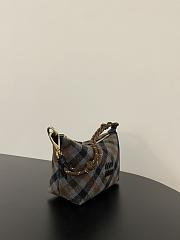 Fortok Miu Miu Plaid Wool Pouch 14*18.5*10cm - 4