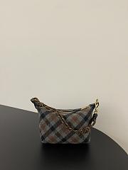 Fortok Miu Miu Plaid Wool Pouch 14*18.5*10cm - 6