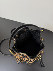 Fortok Miu Miu Calf Hair Leopard Print Backpack 22*18.5*11cm - 3