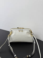 Fortok Miu Miu Caprice Clutch White 24×10×14cm - 5