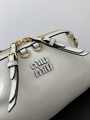 Fortok Miu Miu Caprice Clutch White 24×10×14cm - 4