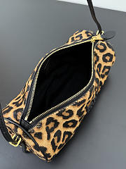 Fortok Miu Miu Leopard-print Calf Hair Shoulder Bag 22*9*9cm - 4