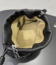 Fortok Loewe Flamenco Black Purse 30✕20✕10cm  - 5