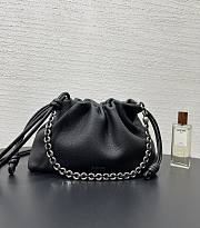 Fortok Loewe Flamenco Black Purse 30✕20✕10cm  - 4